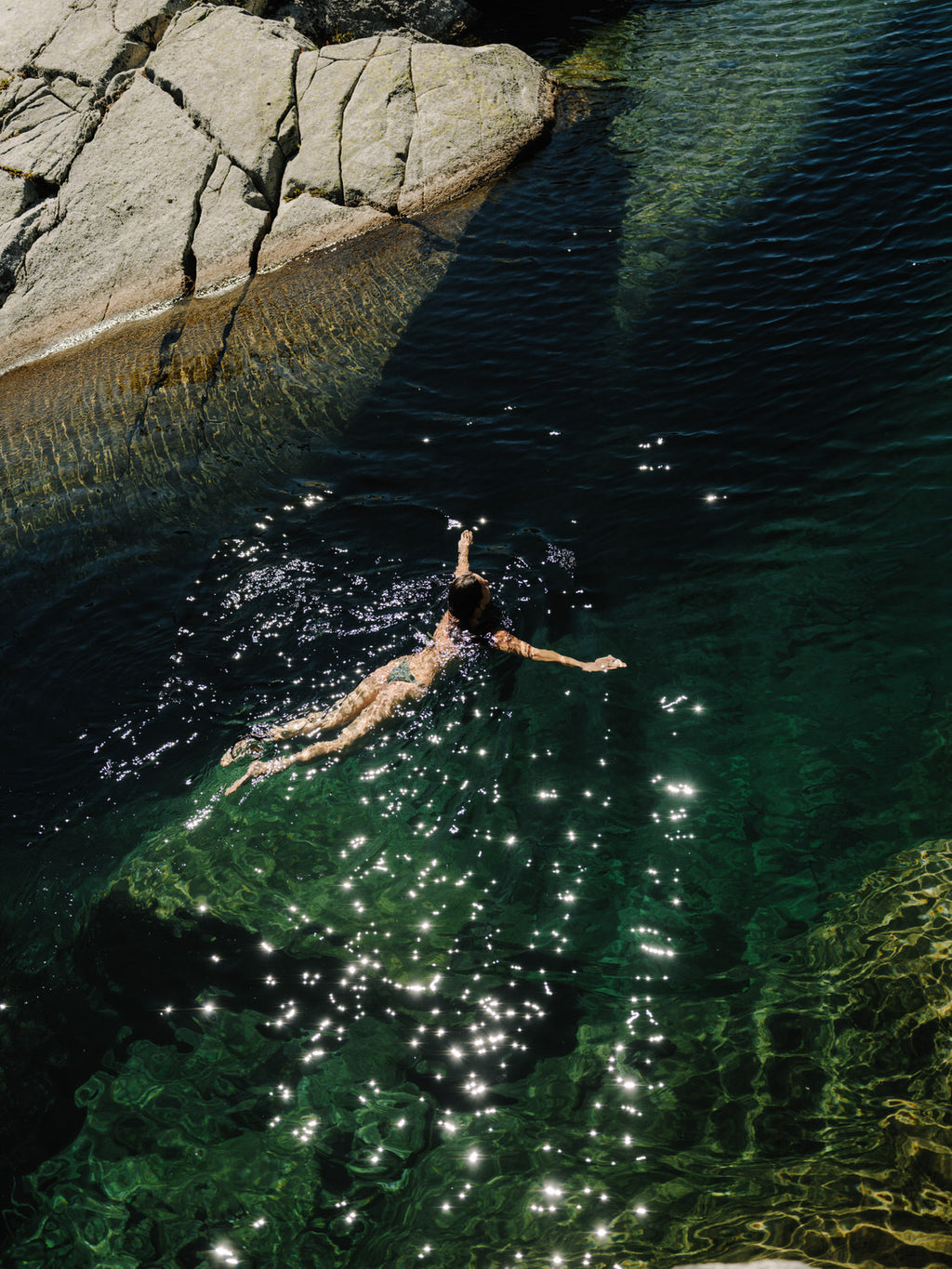 Limited Edition Print - Alpine Lake Swim